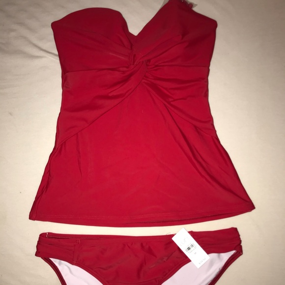 Ann Taylor Other - Ann Taylor red two piece swimsuit